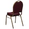 Flash Furniture Burgundy Fabric Banquet Chair, PK4 4-FD-C03-ALLGOLD-EFE1679-GG - alternate 4