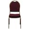 Flash Furniture Burgundy Fabric Banquet Chair, PK4 4-FD-C03-ALLGOLD-EFE1679-GG - alternate 6