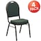 Flash Furniture Green Fabric Banquet Chair, PK4 4-FD-C03-GOLDVEIN-4003-GG - alternate 1