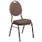 Flash Furniture Brown Fabric Banquet Chair, PK4 4-FD-C04-COPPER-008-T-02-GG - alternate 4