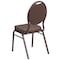Flash Furniture Brown Fabric Banquet Chair, PK4 4-FD-C04-COPPER-008-T-02-GG - alternate 3