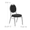 Flash Furniture Black Fabric Banquet Chair, PK4 4-FD-C04-SILVERVEIN-S076-GG - alternate 9