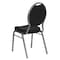 Flash Furniture Black Fabric Banquet Chair, PK4 4-FD-C04-SILVERVEIN-S076-GG - alternate 6