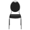 Flash Furniture Black Fabric Banquet Chair, PK4 4-FD-C04-SILVERVEIN-S076-GG - alternate 7