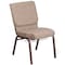 Flash Furniture Beige Fabric Church Chair, PK4 4-FD-CH02185-CV-BGE1-BAS-GG - alternate 4