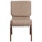 Flash Furniture Beige Fabric Church Chair, PK4 4-FD-CH02185-CV-BGE1-BAS-GG - alternate 6