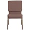 Flash Furniture Brown Dot Fabric Church Chair, PK4 4-FD-CH02185-GV-BNDOT-GG - alternate 6