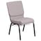 Flash Furniture Gray Dot Fabric Church Chair, PK4 4-FD-CH02185-SV-GYDOT-BAS-GG - alternate 4