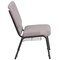 Flash Furniture Gray Dot Fabric Church Chair, PK4 4-FD-CH02185-SV-GYDOT-BAS-GG - alternate 6