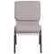 Flash Furniture Gray Dot Fabric Church Chair, PK4 4-FD-CH02185-SV-GYDOT-BAS-GG - alternate 7
