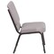Flash Furniture Gray Dot Fabric Church Chair, PK4 4-FD-CH02185-SV-GYDOT-GG - alternate 6