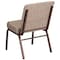 Flash Furniture Beige Fabric Church Chair, PK4 4-FD-CH0221-4-CV-BGE1-GG - alternate 5