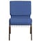 Flash Furniture Blue Fabric Church Chair, PK4 4-FD-CH0221-4-GV-BLUE-BAS-GG - alternate 6