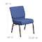 Flash Furniture Blue Fabric Church Chair, PK4 4-FD-CH0221-4-GV-BLUE-GG - alternate 7