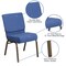 Flash Furniture Blue Fabric Church Chair, PK4 4-FD-CH0221-4-GV-BLUE-GG - alternate 5
