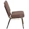 Flash Furniture Brown Dot Fabric Church Chair, PK4 4-FD-CH0221-4-GV-BNDOT-BAS-GG - alternate 7