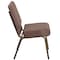 Flash Furniture Brown Dot Fabric Church Chair, PK4 4-FD-CH0221-4-GV-BNDOT-GG - alternate 7