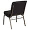 Flash Furniture Black Dot Fabric Church Chair, PK4 4-FD-CH0221-4-GV-S0806-BAS-GG - alternate 3