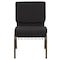 Flash Furniture Black Dot Fabric Church Chair, PK4 4-FD-CH0221-4-GV-S0806-BAS-GG - alternate 6