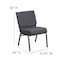 Flash Furniture Dark Gray Fabric Church Chair, PK4 4-FD-CH0221-4-SV-DKGY-GG - alternate 8