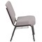 Flash Furniture Gray Dot Fabric Church Chair, PK4 4-FD-CH0221-4-SV-GYDOT-BAS-GG - alternate 6