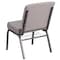 Flash Furniture Gray Dot Fabric Church Chair, PK4 4-FD-CH0221-4-SV-GYDOT-BAS-GG - alternate 2