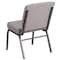 Flash Furniture Gray Dot Fabric Church Chair, PK4 4-FD-CH0221-4-SV-GYDOT-GG - alternate 2
