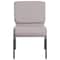 Flash Furniture Gray Dot Fabric Church Chair, PK4 4-FD-CH0221-4-SV-GYDOT-GG - alternate 6