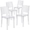 Flash Furniture Phantom Series Transparent Stacking Side Chair, PK4 4-FH-121-APC-GG - alternate 9