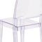 Flash Furniture Phantom Series Transparent Stacking Side Chair, PK4 4-FH-121-APC-GG - alternate 6