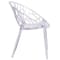 Flash Furniture Specter Series Transparent Stacking Side Chair, PK4 4-FH-156-APC-GG - alternate 10