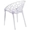Flash Furniture Specter Series Transparent Stacking Side Chair, PK4 4-FH-156-APC-GG - alternate 5