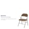 Flash Furniture HERCULES Series Double Braced Beige Vinyl Folding Chair, PK4 4-HA-F003D-BGE-GG - alternate 6