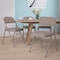 Flash Furniture HERCULES Series Double Braced Gray Vinyl Folding Chair, PK4 4-HA-F003D-GY-GG - alternate 1