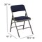 Flash Furniture Navy Fabric Folding Chair, PK4 4-HA-MC309AF-NVY-GG - alternate 6