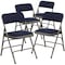 Flash Furniture Navy Fabric Folding Chair, PK4 4-HA-MC309AF-NVY-GG - alternate 8