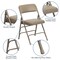 Flash Furniture Beige Vinyl Folding Chair, PK4 4-HA-MC309AV-BGE-GG - alternate 3