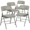 Flash Furniture Gray Vinyl Folding Chair, PK4 4-HA-MC309AV-GY-GG - alternate 6