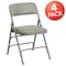 Flash Furniture Gray Vinyl Folding Chair, PK4 4-HA-MC309AV-GY-GG - alternate 5