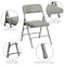 Flash Furniture Gray Vinyl Folding Chair, PK4 4-HA-MC309AV-GY-GG - alternate 7