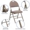 Flash Furniture Beige Fabric Folding Chair, PK4 4-HA-MC705AF-3-BGE-GG - alternate 6