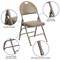 Flash Furniture Beige Vinyl Folding Chair, PK4 4-HA-MC705AV-3-BGE-GG - alternate 6