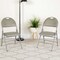 Flash Furniture Gray Vinyl Folding Chair, PK4 4-HA-MC705AV-3-GY-GG - alternate 1