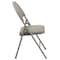 Flash Furniture Gray Vinyl Folding Chair, PK4 4-HA-MC705AV-3-GY-GG - alternate 6