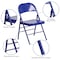 Flash Furniture Cobalt Blue Folding Chair, PK4 4-HF3-BLUE-GG - alternate 4