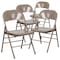 Flash Furniture Beige Metal Folding Chair, PK4 4-HF3-MC-309AS-BGE-GG - alternate 2