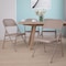 Flash Furniture Beige Metal Folding Chair, PK4 4-HF3-MC-309AS-BGE-GG - alternate 1