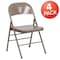 Flash Furniture Beige Metal Folding Chair, PK4 4-HF3-MC-309AS-BGE-GG - alternate 6