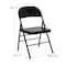 Flash Furniture Black Metal Folding Chair, PK4 4-HF3-MC-309AS-BK-GG - alternate 2