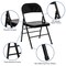 Flash Furniture Black Metal Folding Chair, PK4 4-HF3-MC-309AS-BK-GG - alternate 7